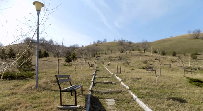 Parcul de la Scânteiești, la câțiva ani de la inaugurare FOTO: Arhivă, Adevărul