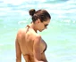 *EXCLUSIVE* Sexy Alessandra Ambrosio hits the beach one more time looking perfect in a black bikini jpeg