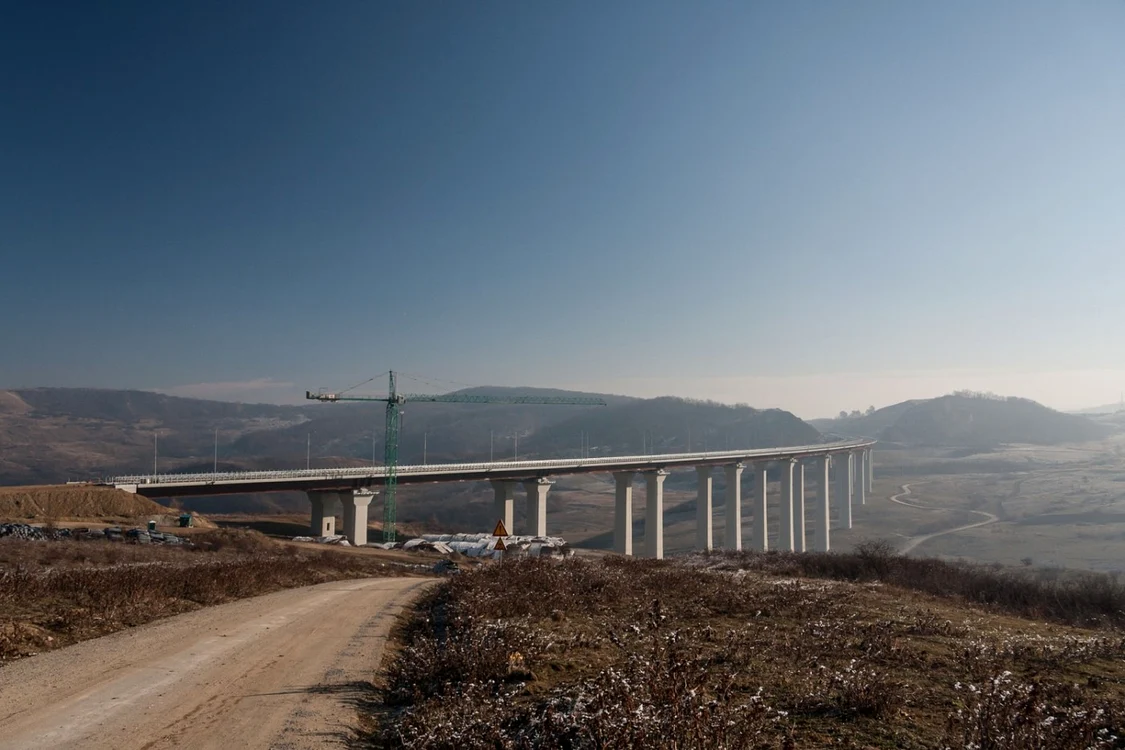 Viaductul Aciliu, pe Autostrada A1 Sibiu – Deva