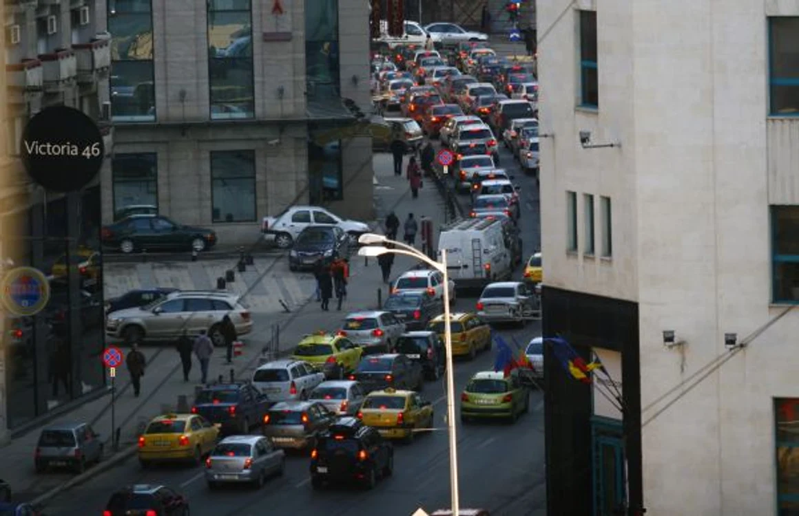 Trafic Bucureşti FOTO Mediafax