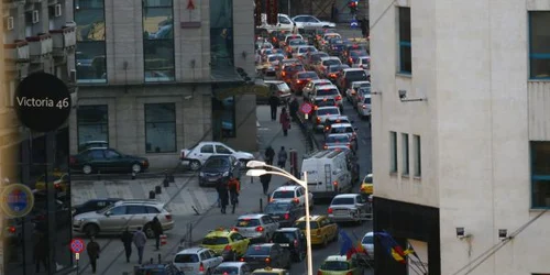 Trafic Bucureşti FOTO Mediafax