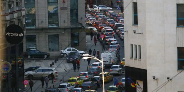 Trafic Bucureşti FOTO Mediafax