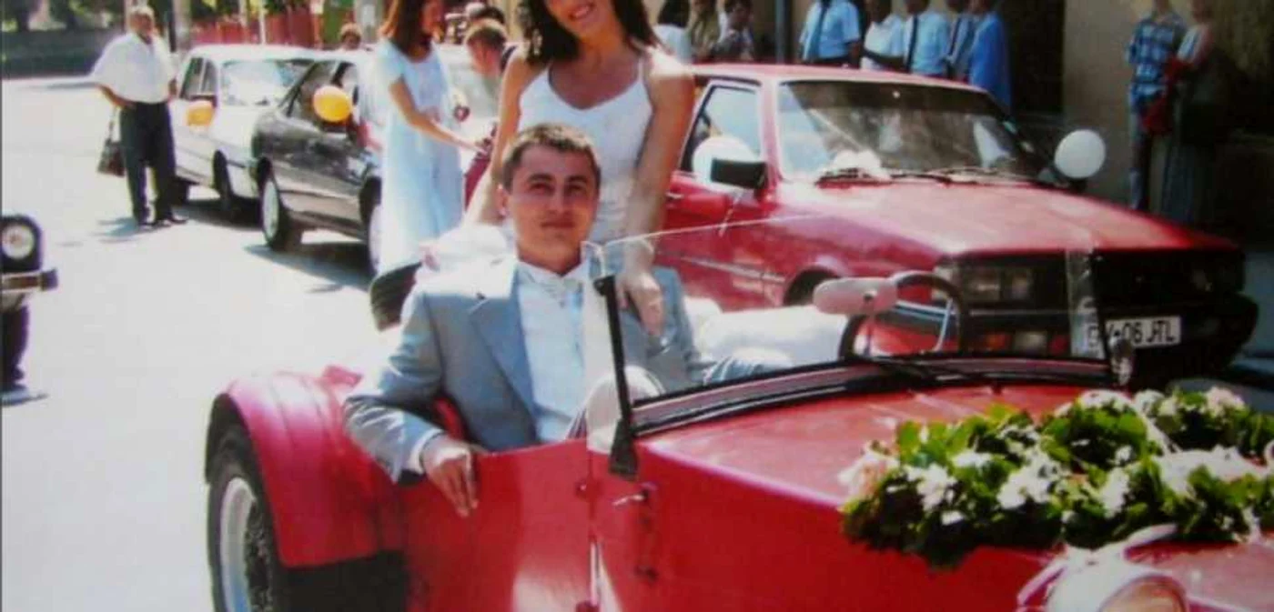 Eloda Ghinescu si Cristian Cioaca, in ziua nuntii