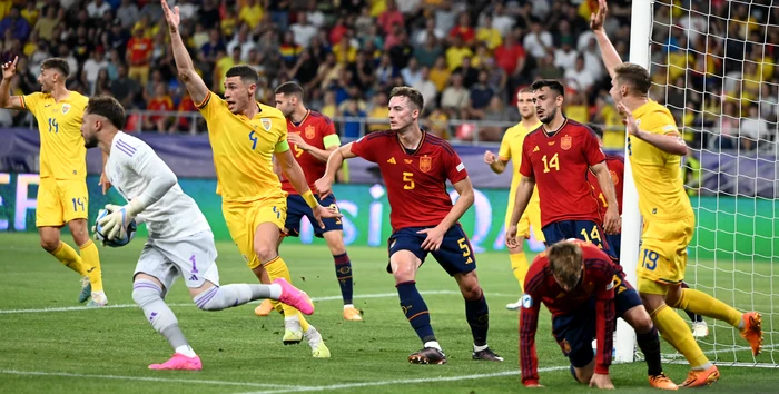 Spania a început perfect Euro 2023, cu o victorie la scor contra României. Foto Sportpictures