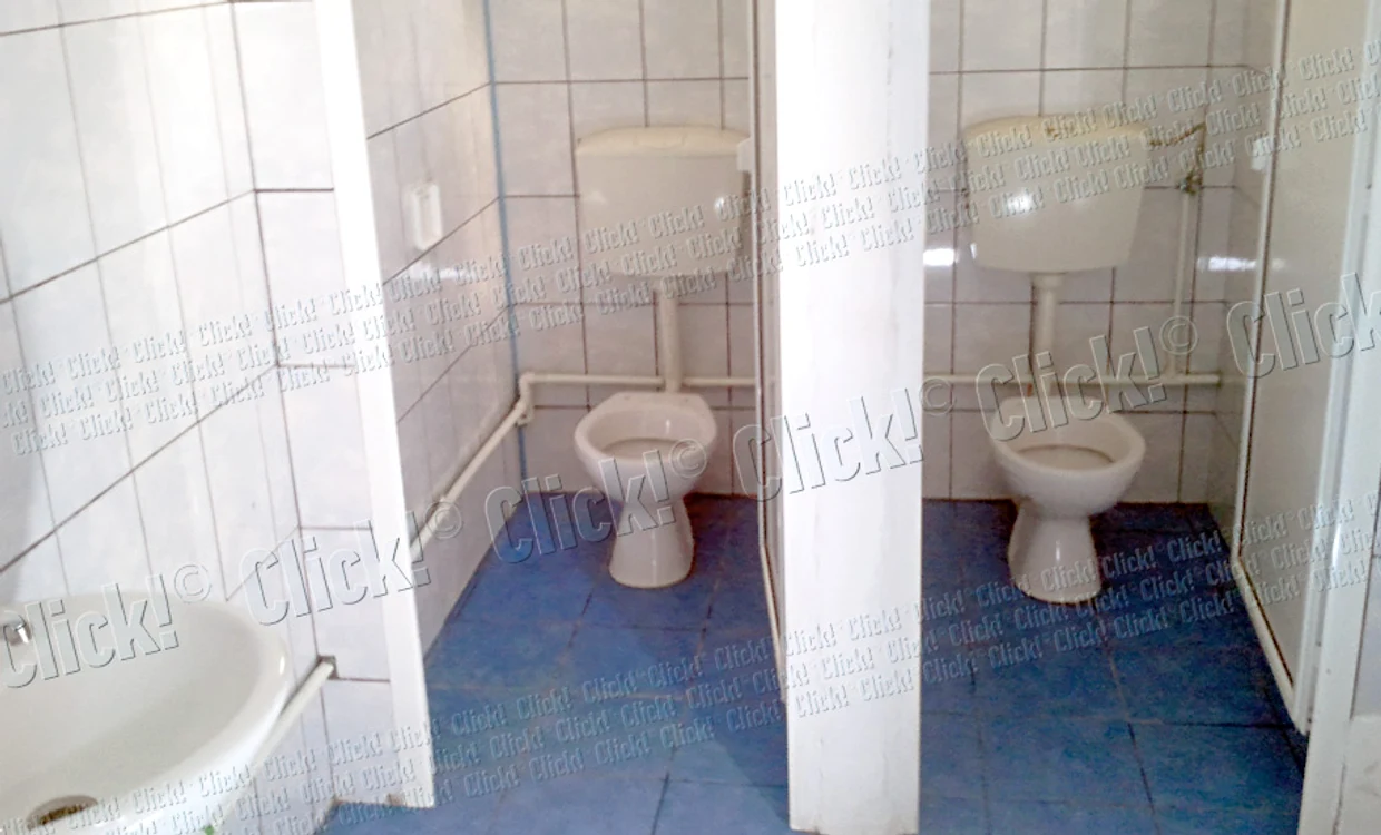Deşi sunt afară,  WC-urile sunt curate
