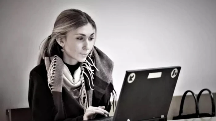 Viktoria Roșina a relatat din teritoriile ocupate pentru Ukrainska Pravda FOTO Ukrainska Pravda