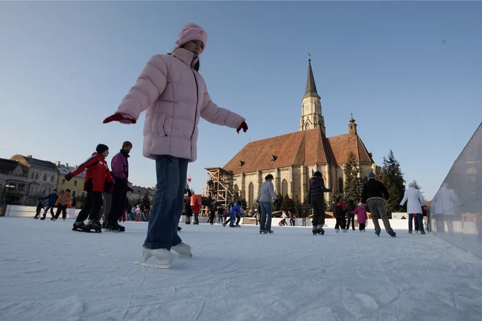 Anul trecut patinoarele au fost luate cu asalt de clujeni