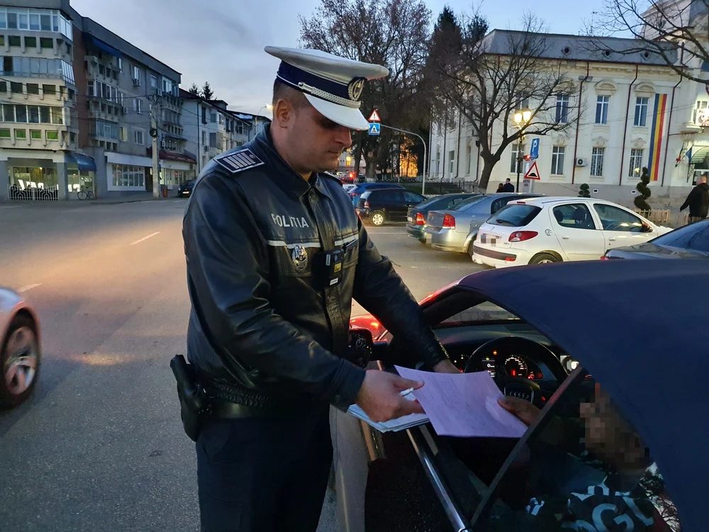 Peste 80 de șoferi au fost sancționati FOTO: IPJ Olt
