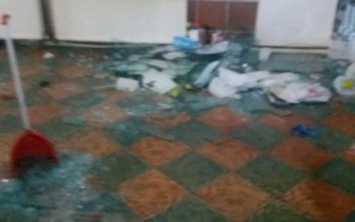 Dezastrul pe care l-a lăsat în urma sa un minor de 16 ani, într-un local din Horezu Foto Eveniment vâlcean