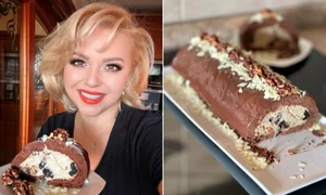 Cornelia Rednic, rulada crema de nuci, foto Facebook jpg