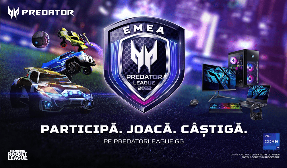 Acer lansează turneul de eSports EMEA Predator League 2022 pentru fanii Rocket League