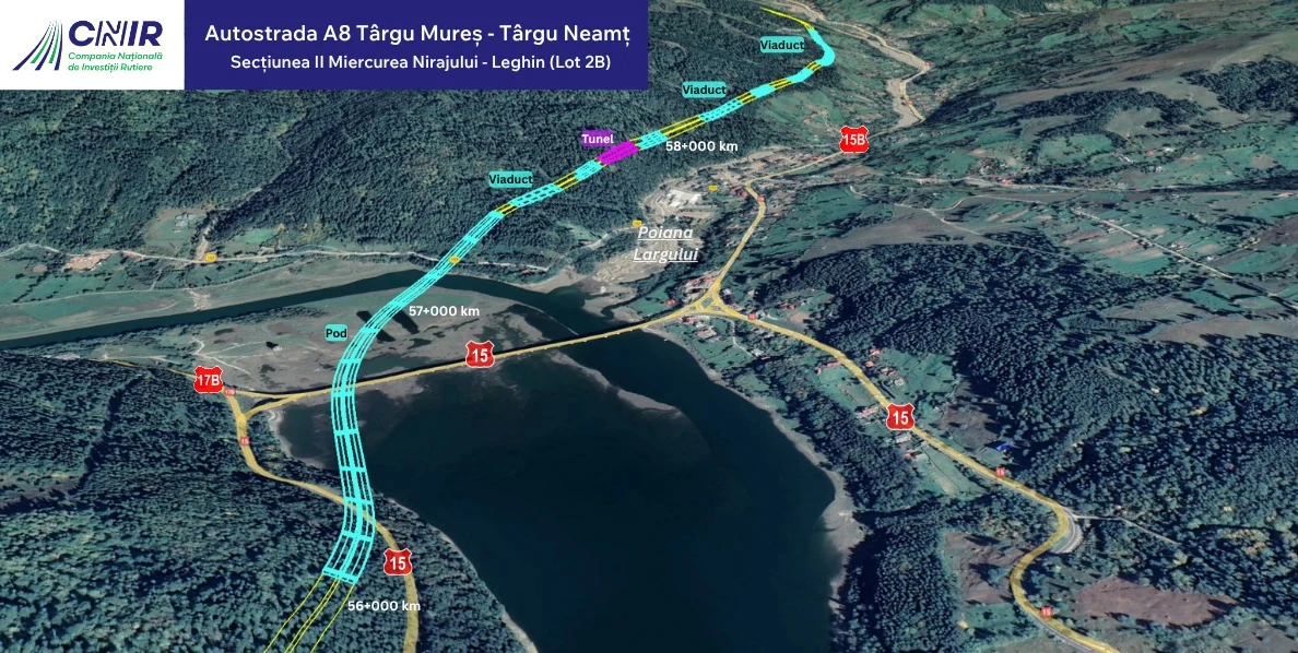 Două contracte de 10 miliarde de lei au fost semnate pentru construirea unui lot din A8 și Drumul Expres Focșani-Brăila