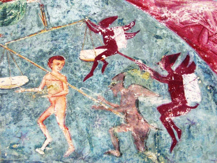 Diavoli tragand de cumpana dreptatii Detaliu Rasca jpg jpeg