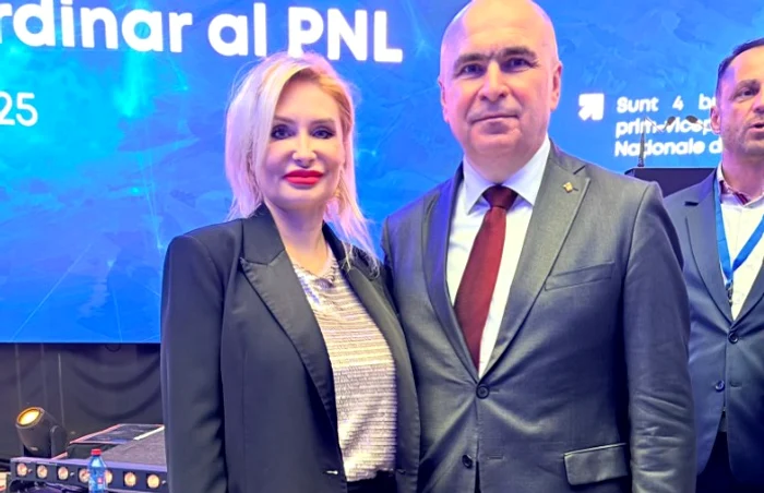 Adriana Georgescu și Ilie Bolojan FOTO: FB/Adriana Georgescu