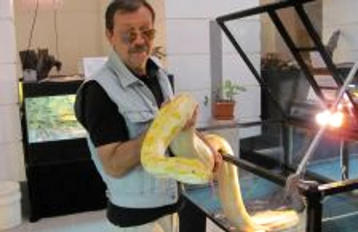 Sandu Moisei, crescătorul reptilelor 