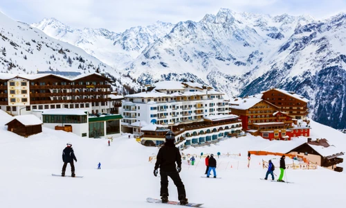 Stațiune de schi în Austria FOTO Shutterstock 