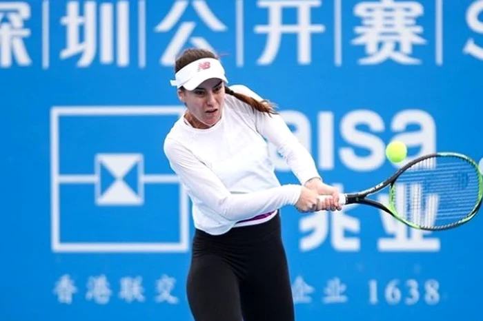 Sorana Cirstea, in actiune la Shenzhen 2019FOTO: Facebook