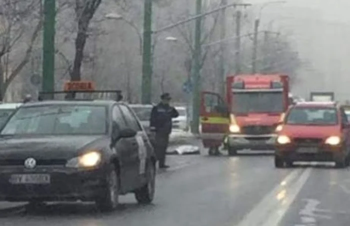 Accidentul s-a produs pe bulevardul Saturn. FOTO Info Trafic judeţul Braşov