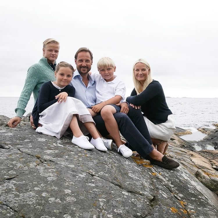 Imaginea unei familii unite, cu 10 ani în urmă. FOTO: Heiko Junge, Casa Regală norvegiană