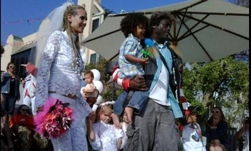 O nuntă cu tematică white trash: Heidi Klum și Seal jpeg