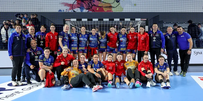 Naționala de handbal a României, învingătoare la Trofeul Carpați . Foto Facebook