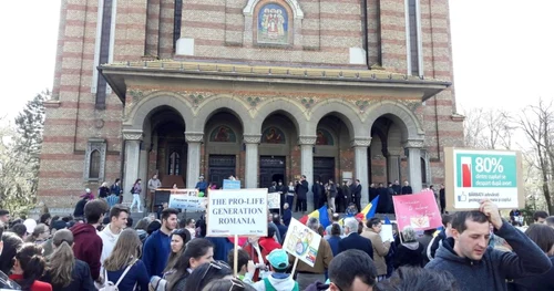 Marşul pentru viaţă de la Timişoara FOTO Ştefan Both