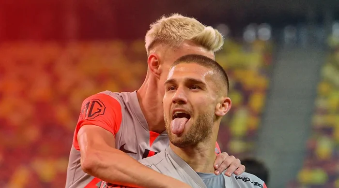 Daniel Bîrligea a deschis scorul împotriva lui Dinamo. Foto Facebook