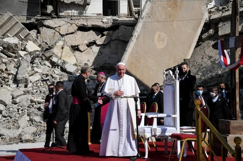 Papa Francisc vizită în Irak FOTO EPA-EFE