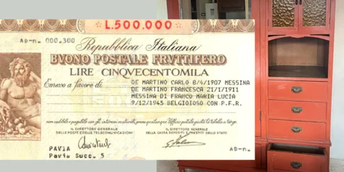 titluri postale descoperite într un dulap vechi Italia foto la provincia crema png