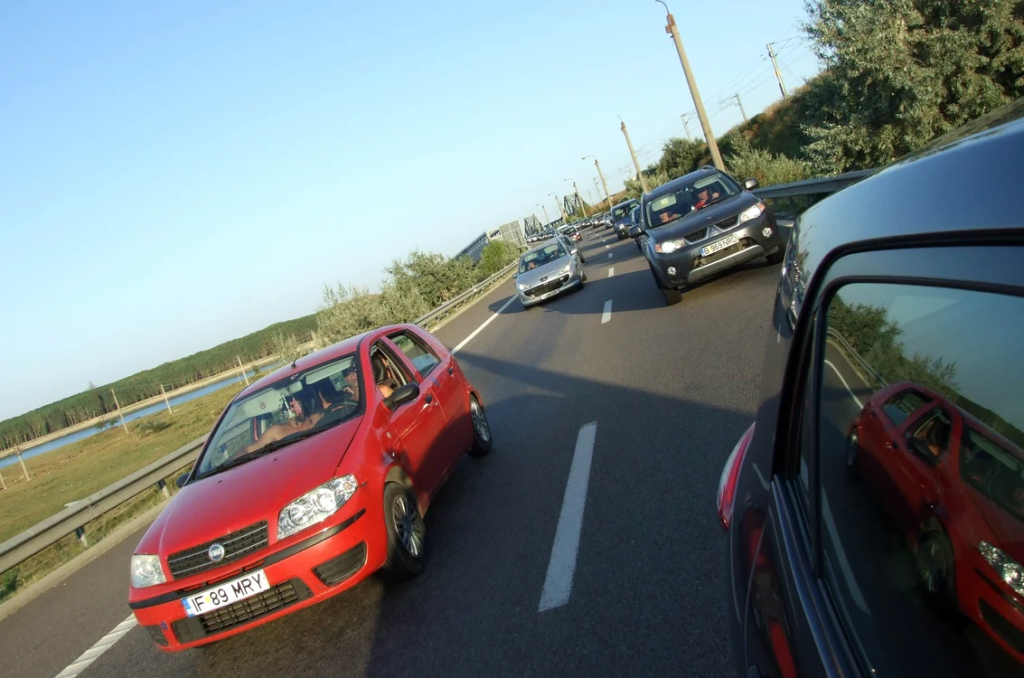 Așa s-a circulat pe A2!