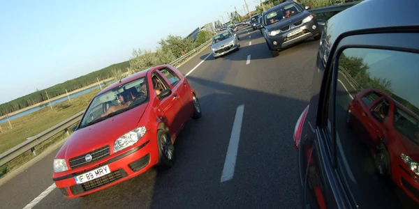 Așa s-a circulat pe A2!