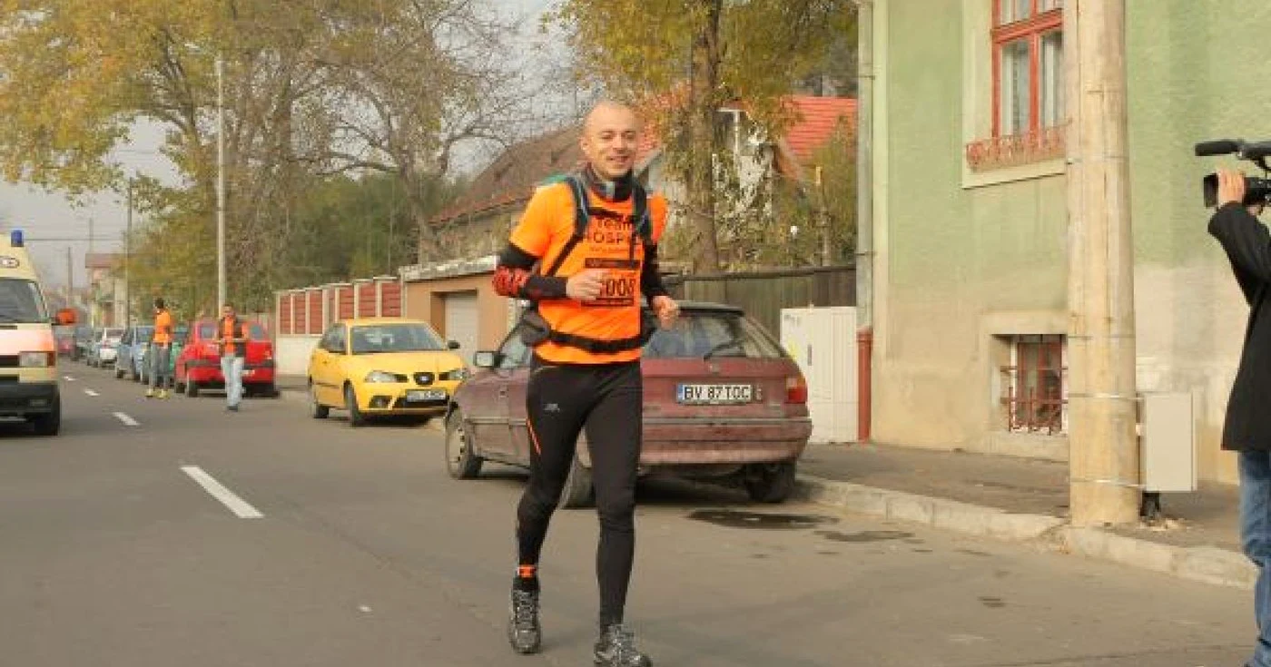 Andrei Roşu a plecat astăzi în cursă şi va ajunge mâine la ora 16.00 la Bucureşti. Foto: Bogdan Crăciun