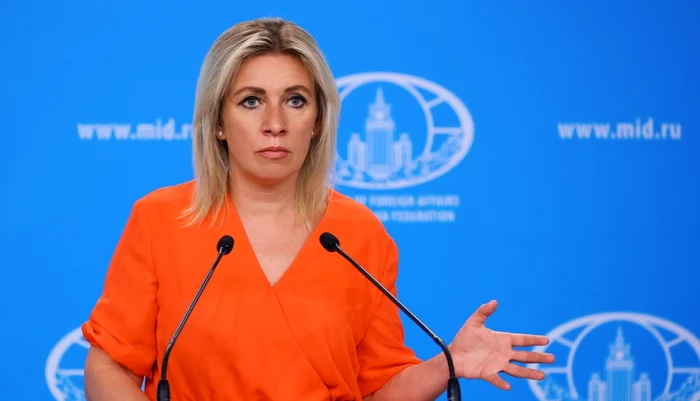 Maria Zaharova acuză Uniunea Europeană și NATO de dezinformare FOTO: Profimedia