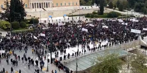 Protest în Grecia Foto Captură video Anna James X jpg