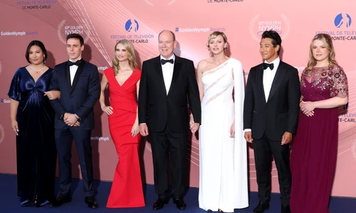 Louis Ducruet si Marie Ducruet al doilea copil, Printul Albert de Monaco, Printesa Charlene de Monaco, Camille Gottlieb   GettyImages 2158138104 jpg