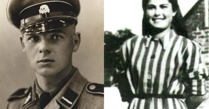 Gardianul SS Franz Wunsch şi Helena Citronova s-au cunoscut în 1942, când tânăra era deţinută în lagărul de la Auschwitz/FOTO Daily Mail