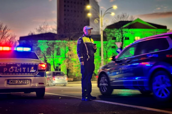Restricții de trafic în Capitală FOTO: Poliția Română