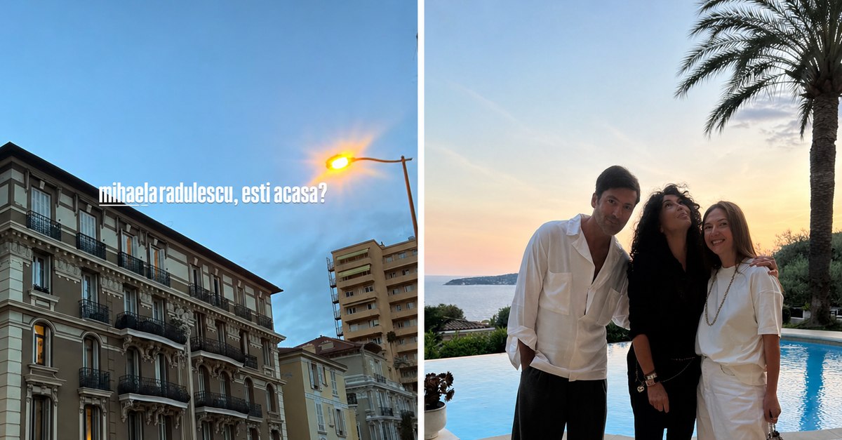 Adela Popescu și Radu Vâlcan, acasă la Mihaela Rădulescu