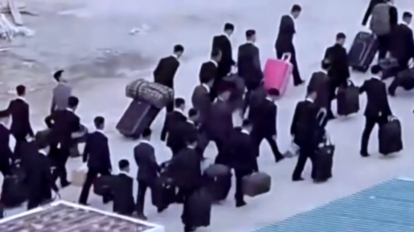 Nord-coreeni sosiți în Rusia/FOTO:Captură video X