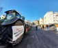 O nouă zi de proteste al agricultorilor în centrul Timișoarei FOTO Ștefan Both