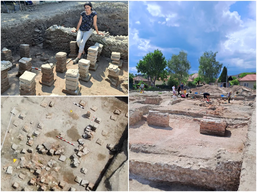 Ziduri romane și sistemul roman de încălzire prin pardoseală FOTO Anca Timofan
