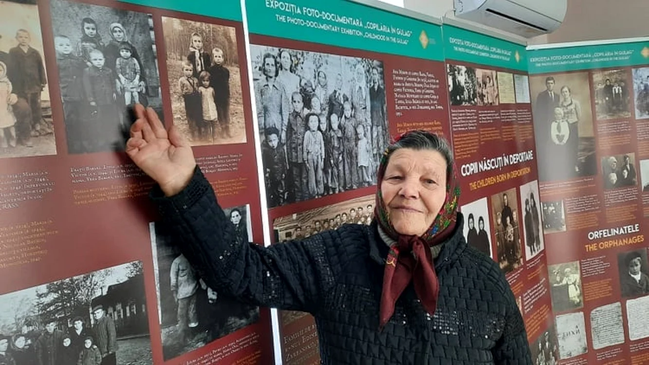 Expoziția Copilăria în Gulag și supraviețuitoare a rusificării în Basarabia Captură video