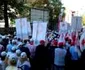 Miting al sindicatelor din Sănătate în Capitală FOTO Elena Stolerciuc