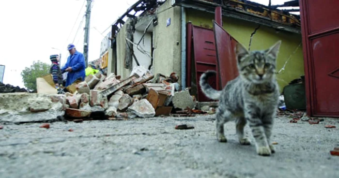 Casă explodată în Timişoara