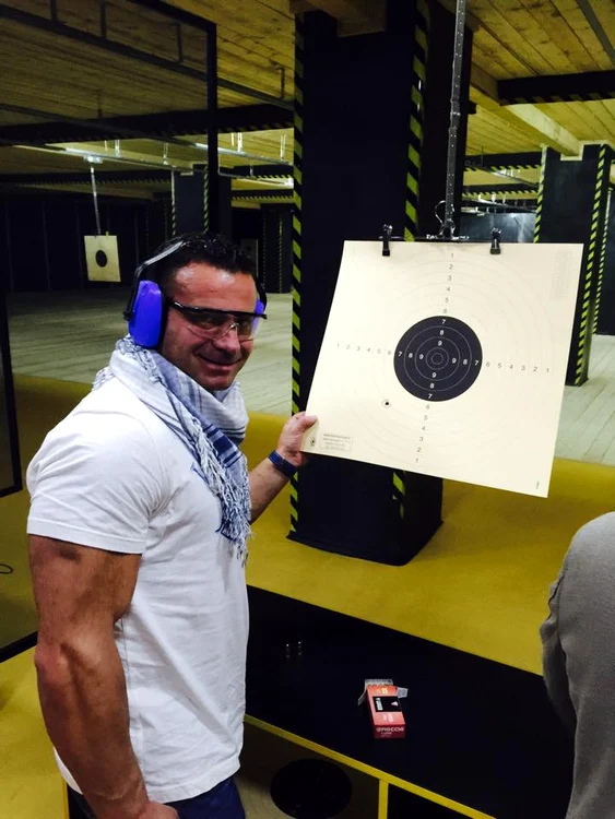 Gabriel Toncean, poreclit Arnold de România, a fost foarte încântat de experiența trăită la tir