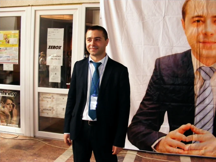 Daniel Cârjan, câştigătorul alegerilor FOTO Corina Macavei