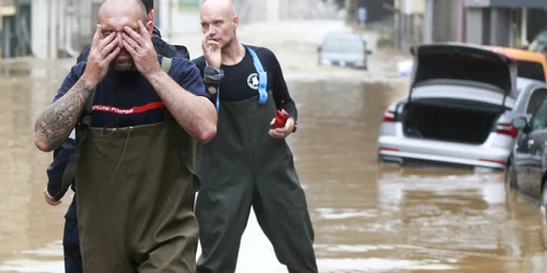 Distrugeri masive în urma ploilor torenţiale în Belgia. FOTO EPA-EFE