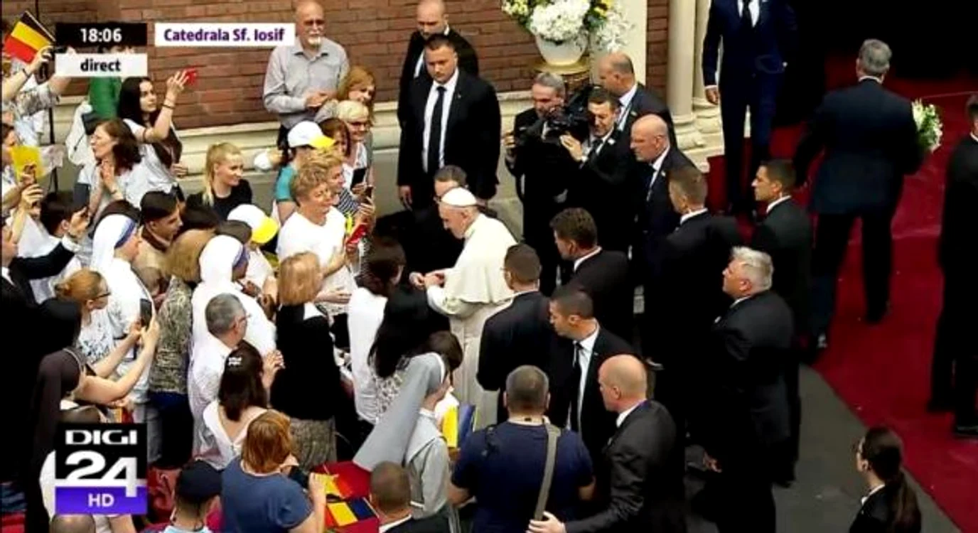 Papa Francisc, la Catedrala Sf. Iosif