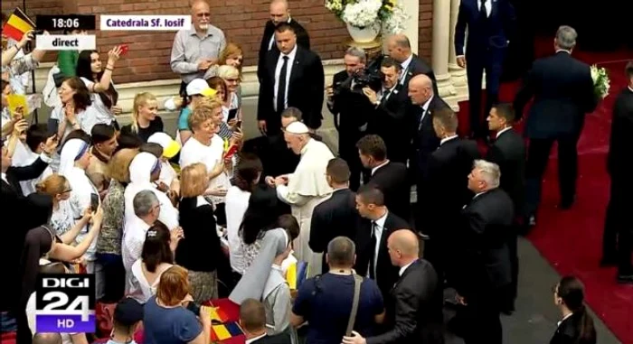 Papa Francisc, la Catedrala Sf. Iosif