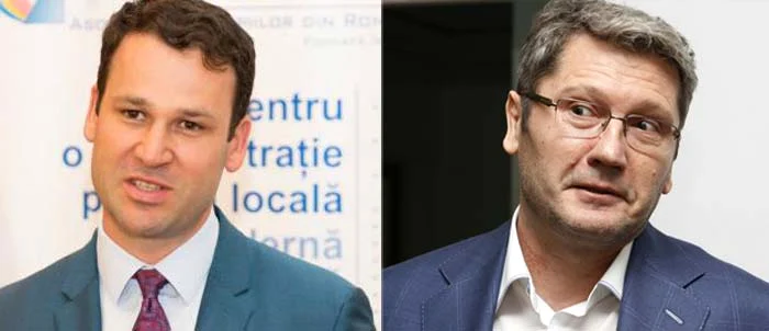 Robert Negoiță (stânga), Liviu Negoiță (dreapta) 